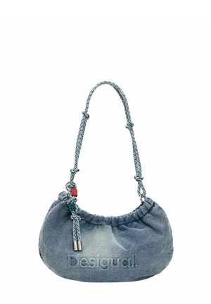 MEDIUM OVAL WITH CHARMS - Håndtasker - blue