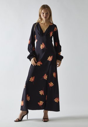 Glamorous V-NECK - Maxikleid - black orange flower