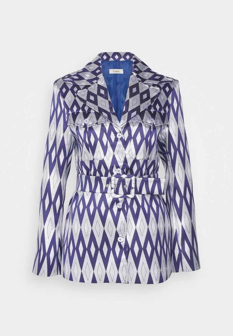 Lisou Halflange jas blauw