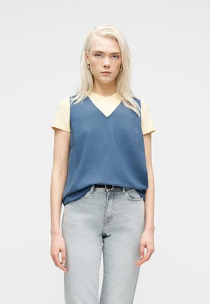 VMALVA V NECK - Bluza - china blue