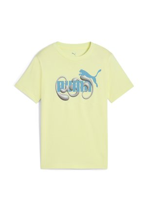 GRAPHIC LOGO - T-shirt imprimé - gold moon