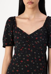 GAP PUFF SWEETHEART - Kasdienė suknelė - black