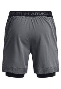 Under Armour VANISH WOVEN - 2-in-1 Shorts - pitch gray / black / black