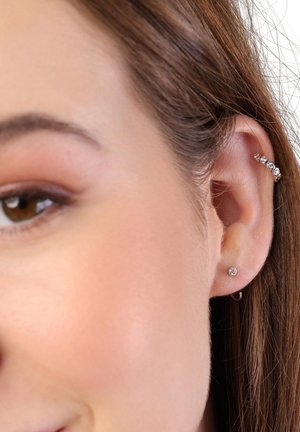 Lucardi, Boucles d'oreilles - silver-coloured