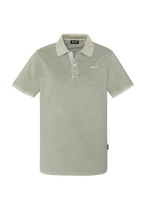 WASHED EFFECT - Poloshirt - sage kaki