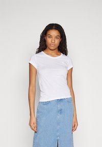 G-Star - EYBEN SLIM V T 2.0 WMN - T-shirt basic - white Miniatuurafbeelding 1