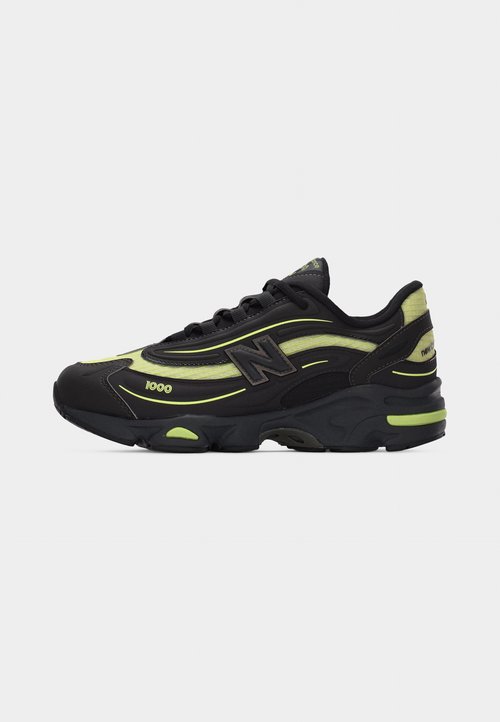 New Balance M1000 UNISEX - Trainers - black metallic/dry lime — photo 2