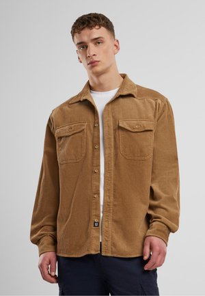 Brandit LONG SLEEVE - Overhemd - camel