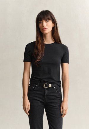 GANT, LIGHT SS - T-shirt basique - black
