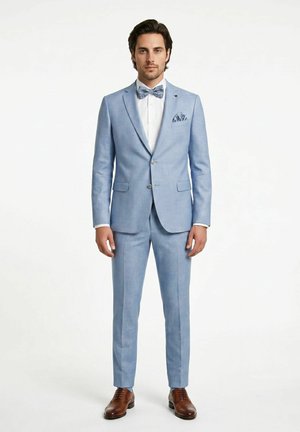 Real Guys, SET BESTEHEND AUS FLIEGE UND EINSTECKTUCH - Einstecktuch - blau