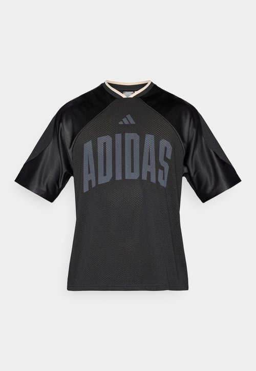adidas STADIUM GRAPHIC MESH - Print T-shirt - black/off white — foto 5