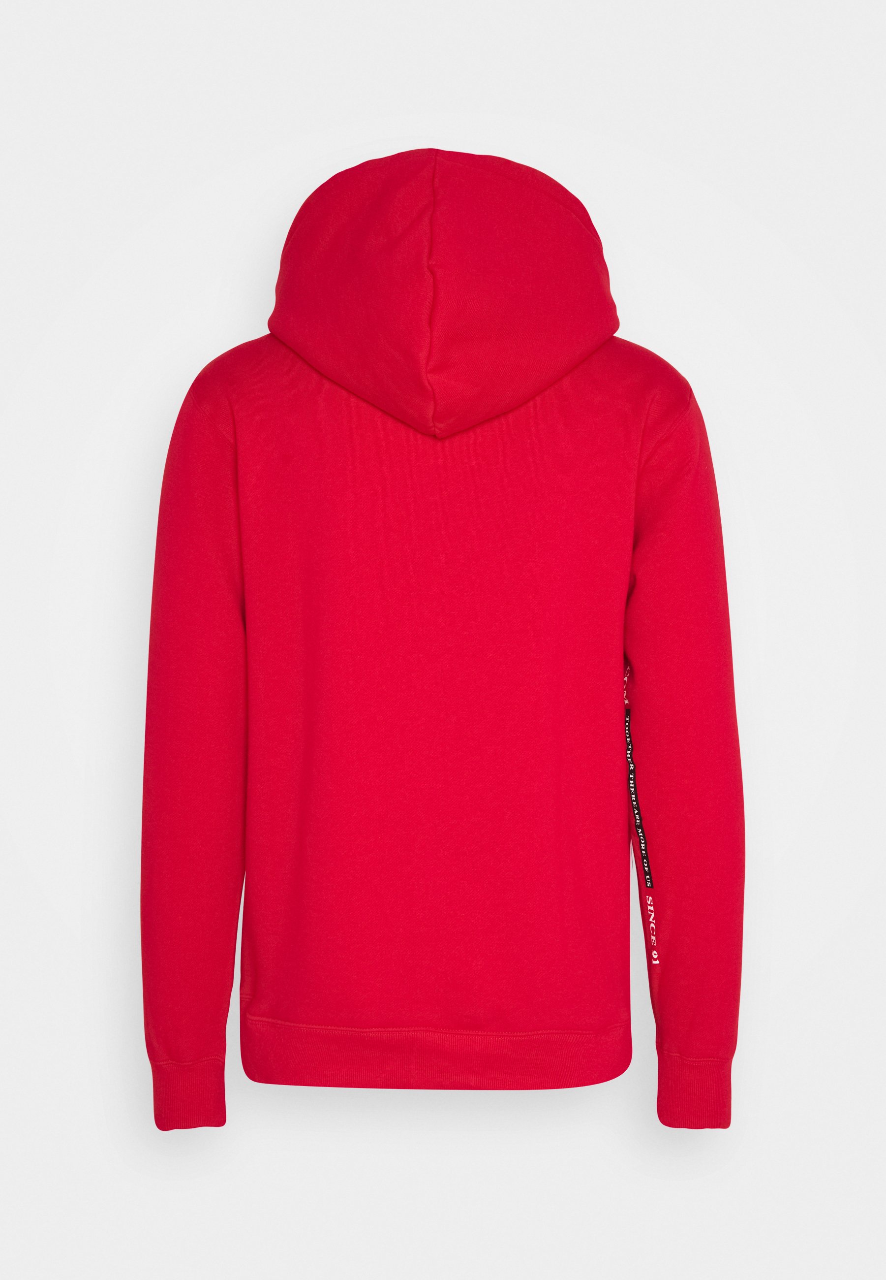 red volcom hoodie