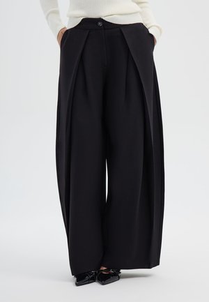 Terranova, PANTALONE LUNGO TINTA UNITA - Pantaloni - nero