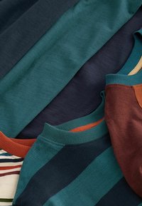 Next SET - REGULAR FIT 3 PACK - Yöasusetti - rust navy