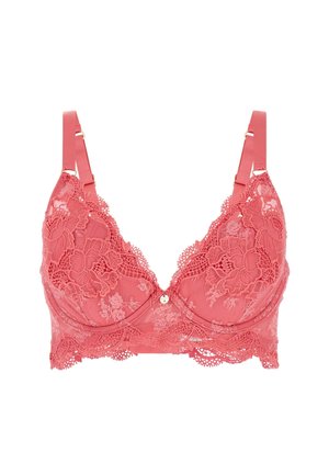Guess LOUISE WATTIERTER NECKHOLDER - Triangle bra - korallenrot