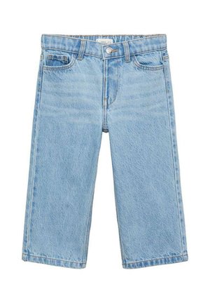 STYLE -CULOTTE - Straight leg -farkut - light blue