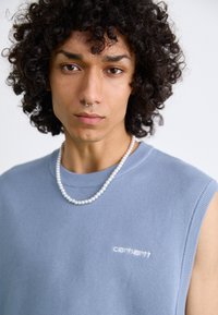 Carhartt WIP SCRIPT VEST - Pulover - misty sky