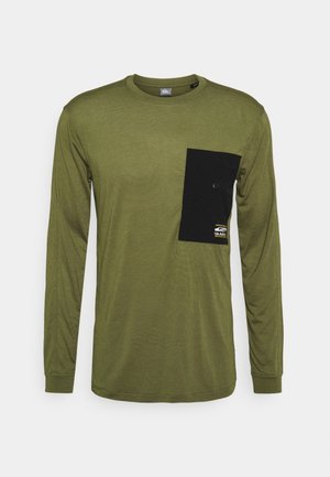 Langarmshirt - olive