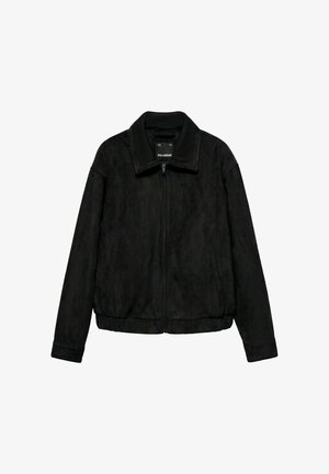 PULL&BEAR, Veste en similicuir - black