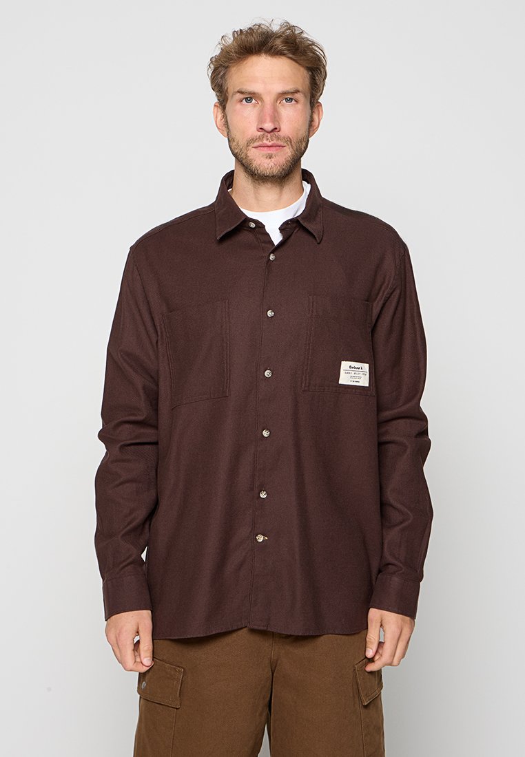 Barbour Overhemd donkerbruin