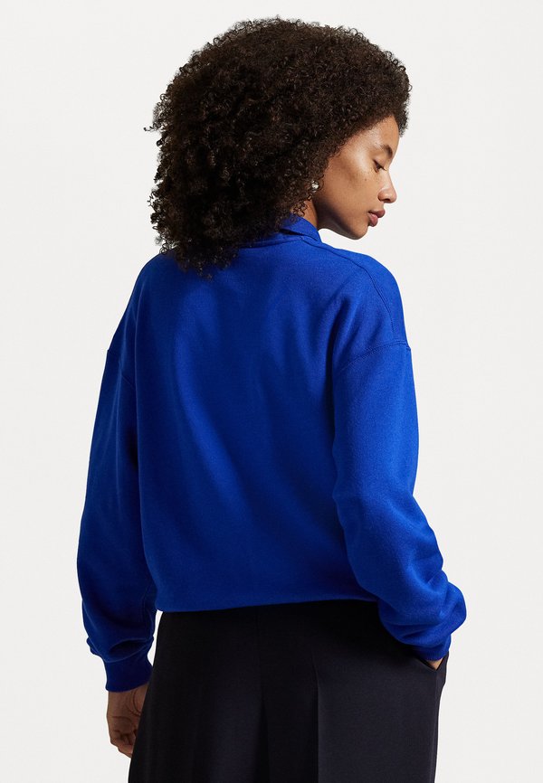 POLO COLLAR FLEECE PULLOVER - Sweatshirt - sapphire star2