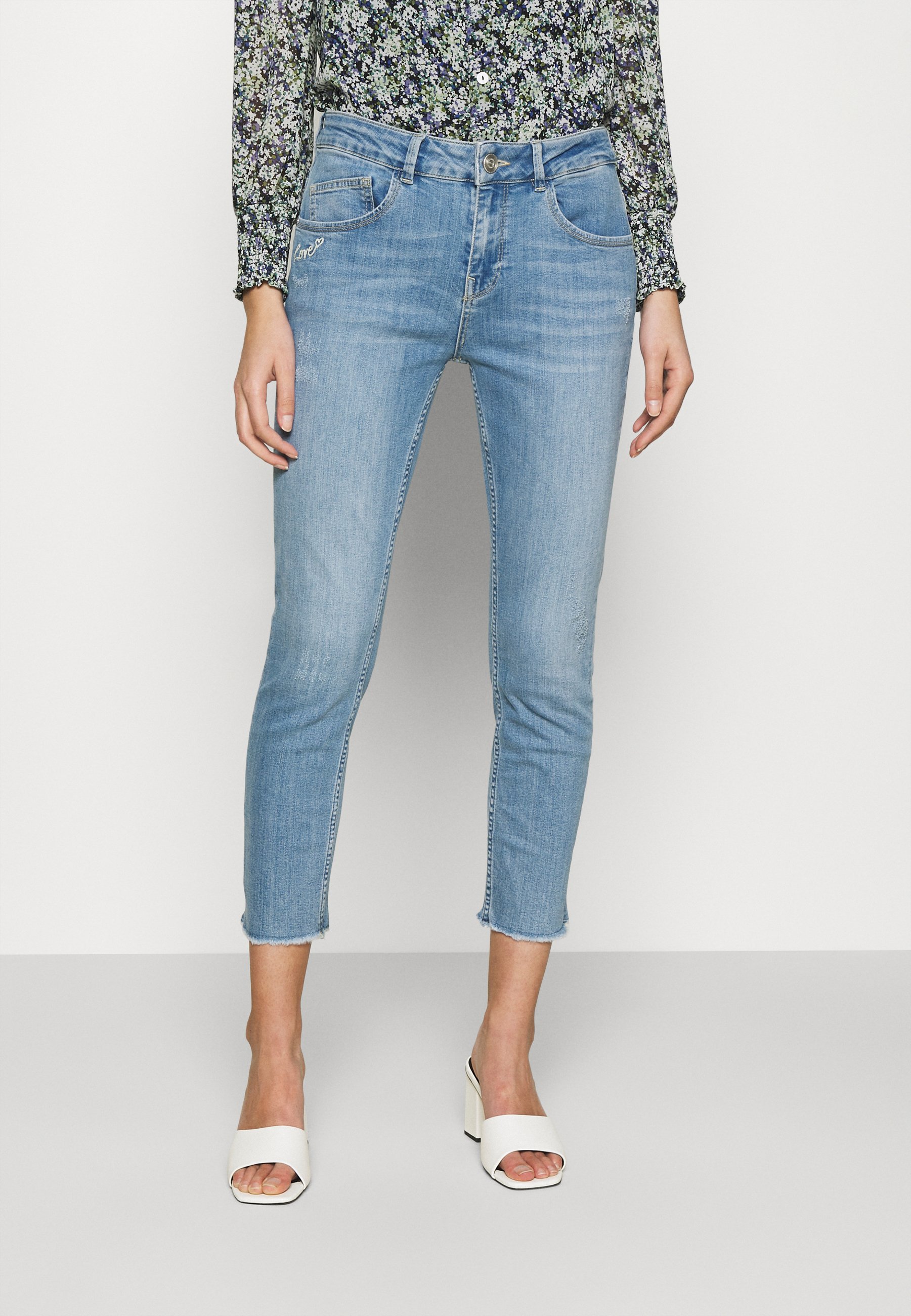 Mos Mosh BRADFORD LETTER JEANS - Slim 