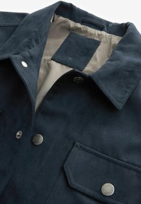 Next COLLARED TRUCKER - REGULAR FIT - Imitatieleren jas - navy