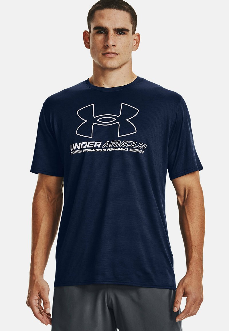Under Armour VENT GRAPHIC SS Print Tshirt blue Zalando.ie