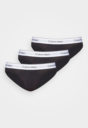 MODERN STRETCH HIP BRIEF 3 PACK - Slip - black