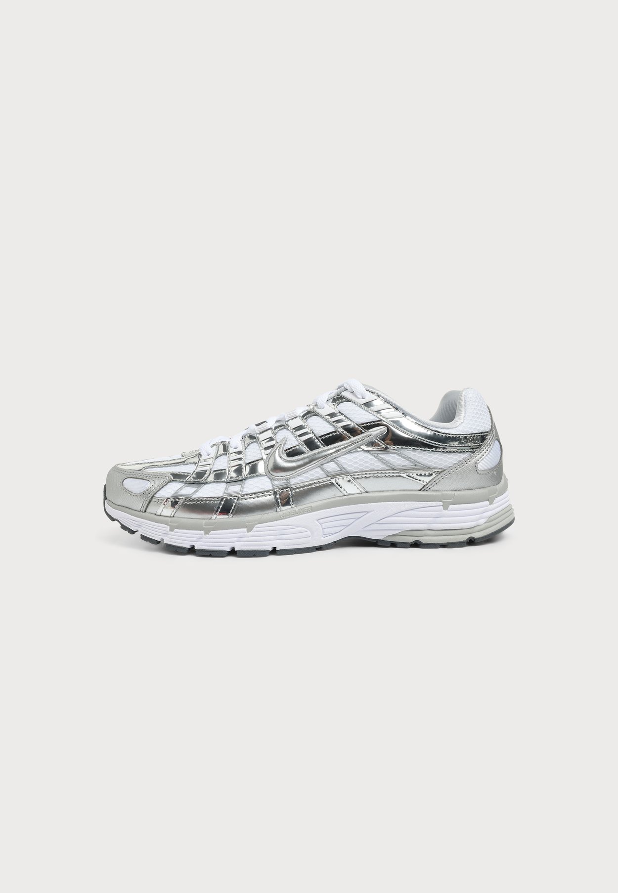 Nike P-6000 - Trainers - white/metallic silver/grey fog/iron grey