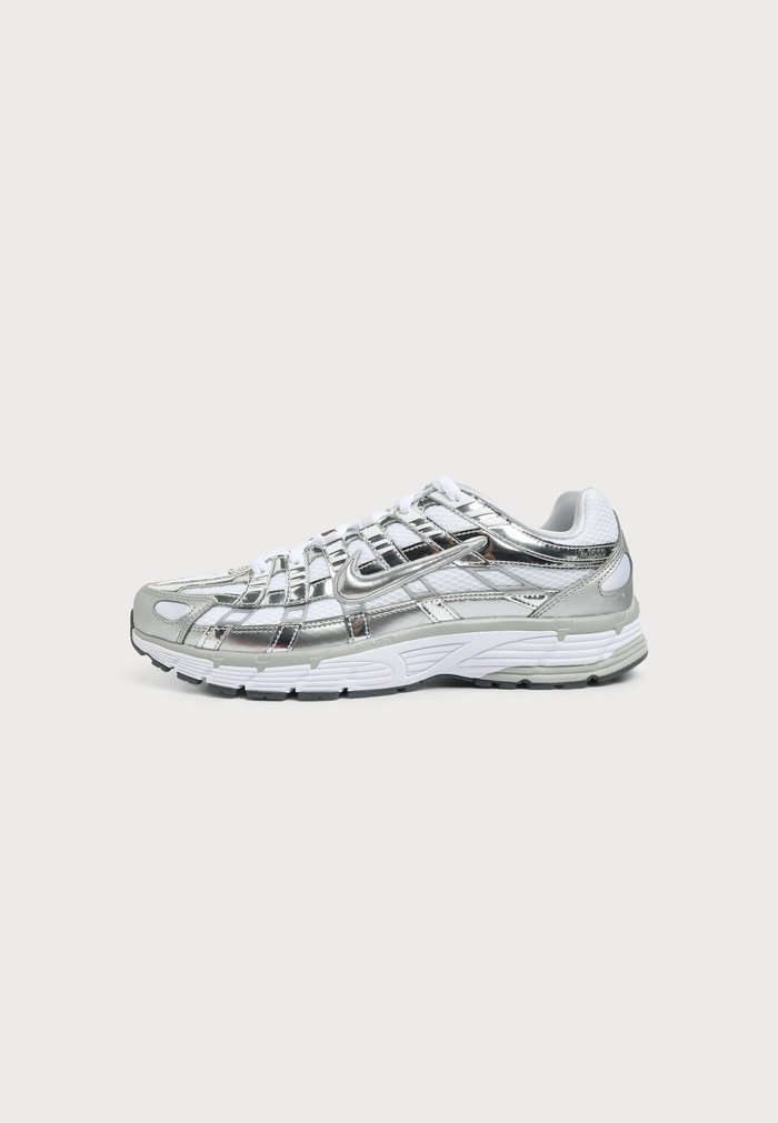 Nike P-6000 - Trainers - white/metallic silver/grey fog/iron grey
