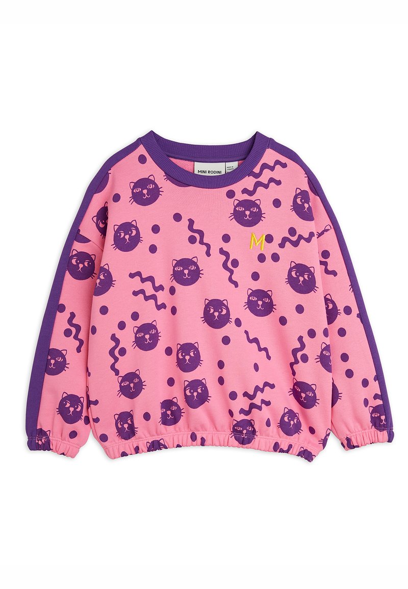 Mini Rodini - SQUIGGLY CATS UNISEX - Sudadera - pink, Ampliar