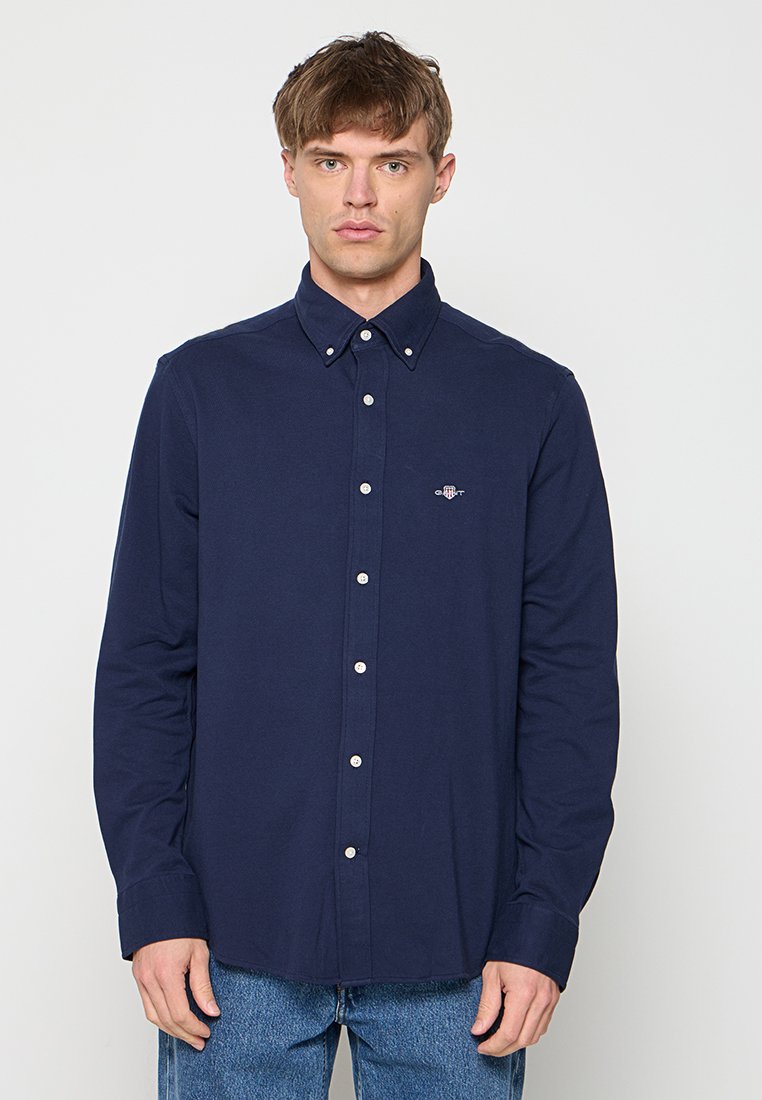 Gant Overhemd donkerblauw