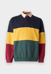 GANT 75TH ANNIVERSARY CAPSULE - SWEAT COLOR BLOCK HEAVY RUGGER - Sweatshirt - evening blue