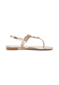Derimod T-bar sandals - gold