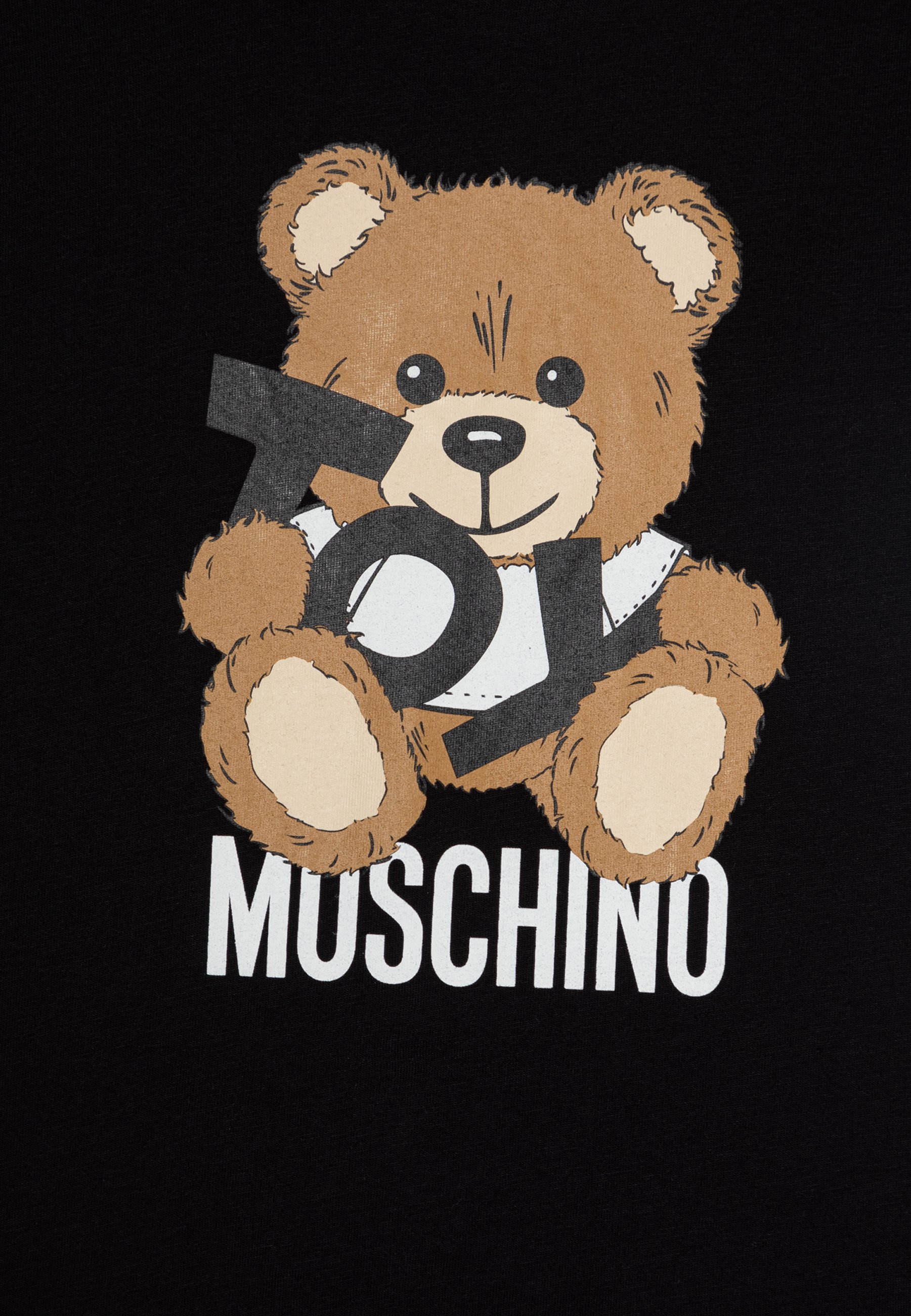 MOSCHINO UNISEX - Print T-shirt - nero/black - Zalando.co.uk