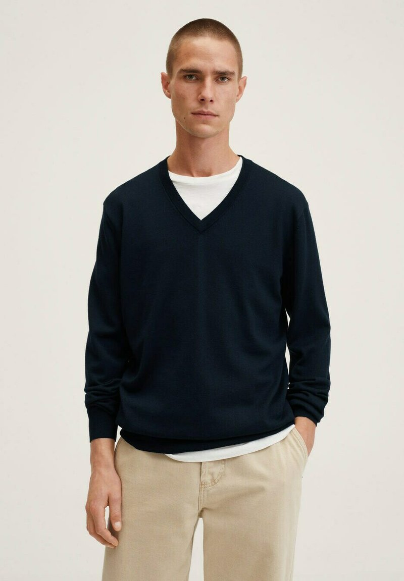 Herren Strickjacken | Mango WILLYV Strickpullover marineblau/royal - NZ90006 Herren Strickjacken | Mango WILLYV Strickpullover marineblau/royal - NZ90006