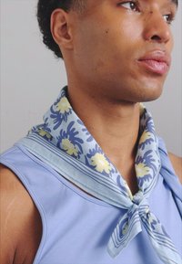 Palomo PALOMO X ZALANDO EXCLUSIVE VERBENA POCKET SQUARE UNISEX - Foulard - blue