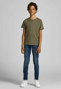 Jack & Jones Junior Jednoduché tričko - olive night