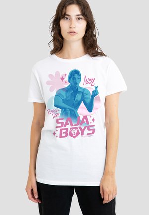 NETFLIX, KPOP DEMON HUNTERS SAJA BOYS SODA POP ROMANCE - Print T-shirt - white