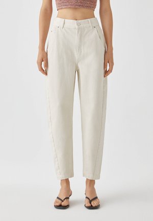 Jean droit - white