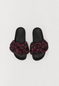 Love Moschino Ciabattine - black/fuchsia
