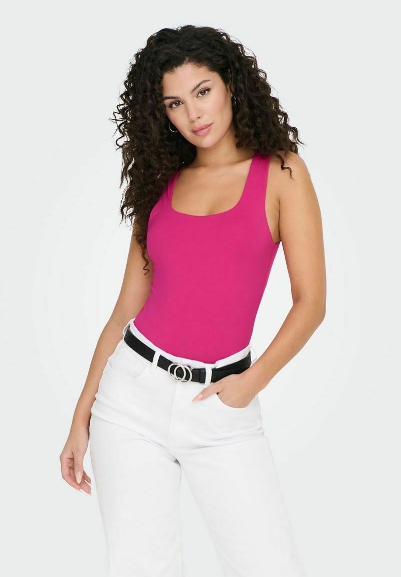 ONLY EA S/L 2-WAYS FIT JRS NOOS - Top - very berry