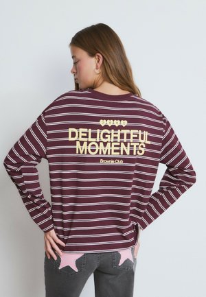 RAYAS LOGO - T-shirt à manches longues - granate oscuro