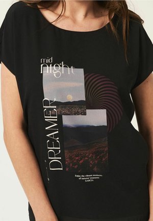 T-shirt imprimé - black
