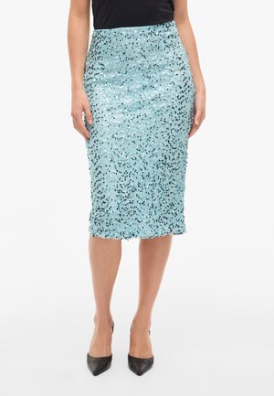 VIADRIANA MIDI SEQUIN SKIRT - Pencil φούστα - winter sky
