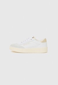 Unselected, white/gold-coloured