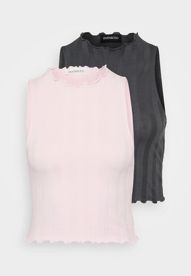 Even&Odd Petite Top donkergrijs