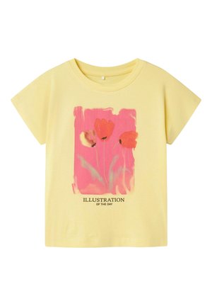 T-SHIRT - T-shirt print - light yellow