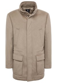 Boggi Milano Klasický kabát - taupe